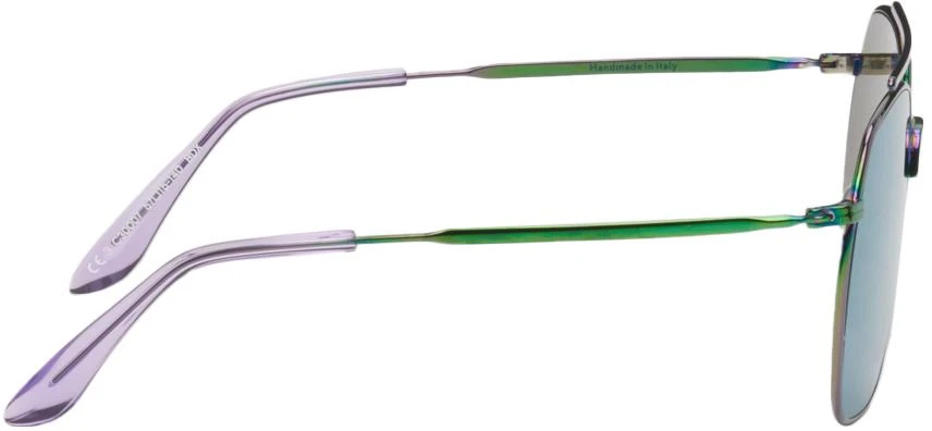 Acne Studios Purple Aviator Sunglasses 2