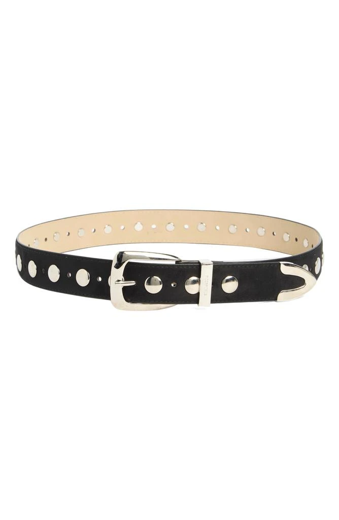 Steve Madden Studded Faux Suede Belt 1