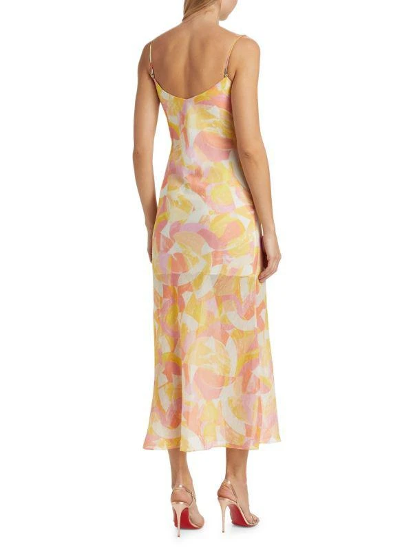 Generation Love Marcella Abstract Voilé Midi-Dress 2