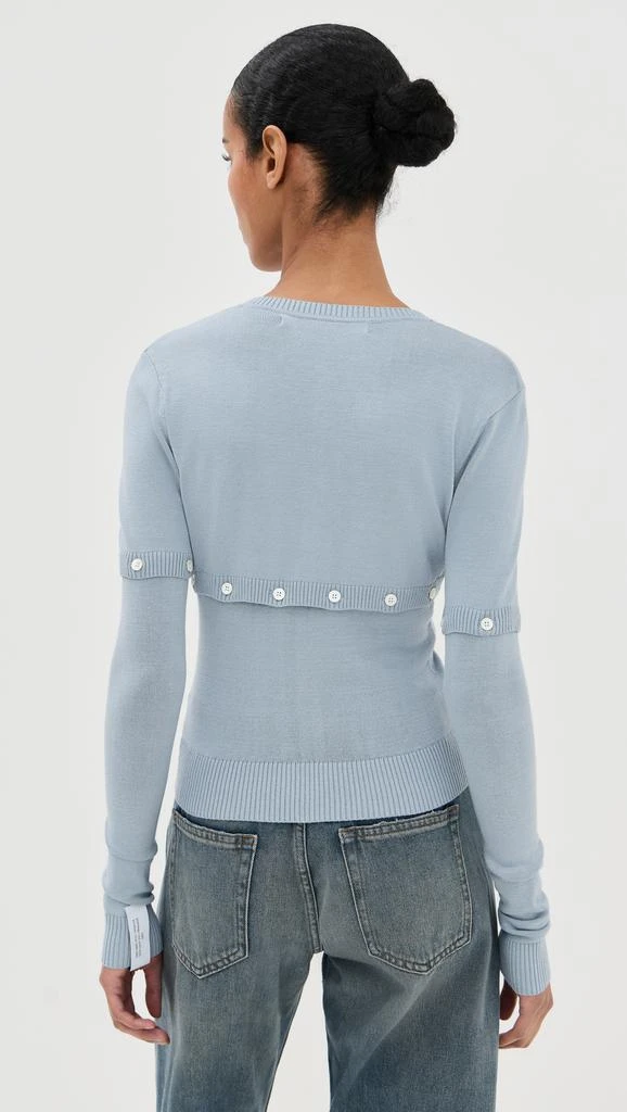 Rokh Multi Button Layer Effect Cardigan 2