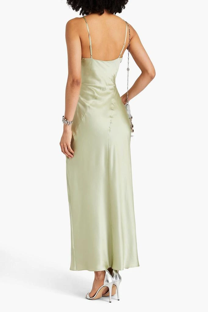 NICHOLAS Draped silk-satin gown 3