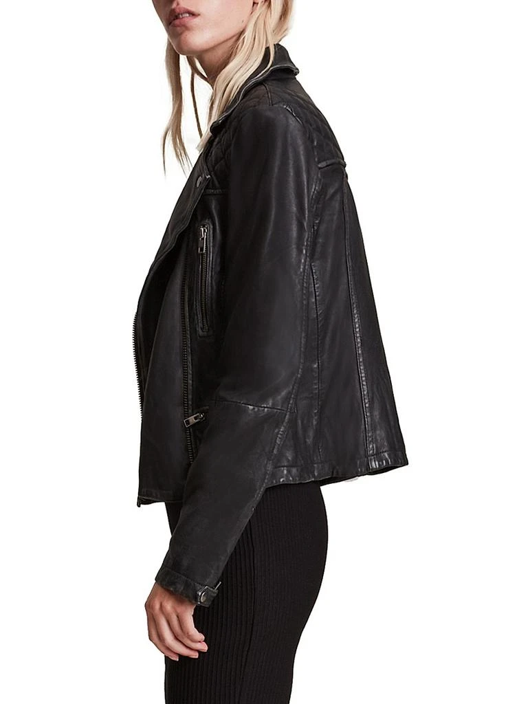 ALL SAINTS Cargo Leather Biker Jacket 4