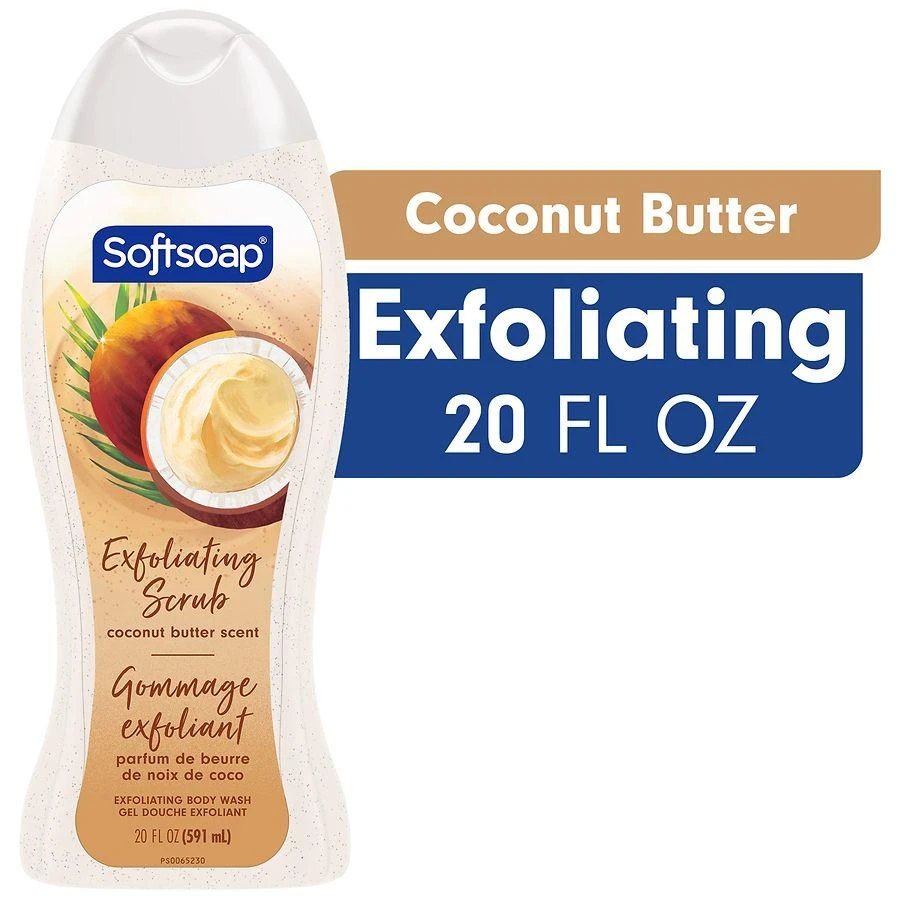 Softsoap Exfoliating Body Wash Coconut Butter 2