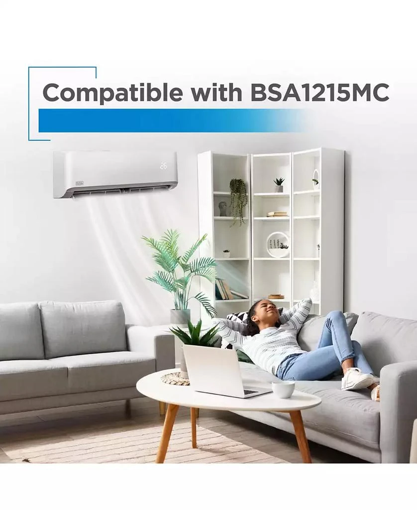 Black & Decker BLACK+DECKER 24.6 Ft. Refrigerant Line Set with Copper Flared Fittings, 1/4” & 1/2", BSAK3, Compatible with BSA1215MC Inverter Mini Split Air Conditioner 4