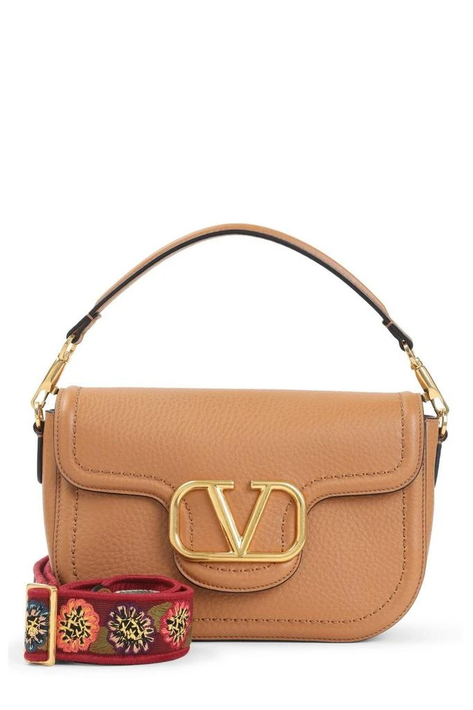 Valentino Valentino VLogo Signature Foldover Top Tote Bag from Cettire