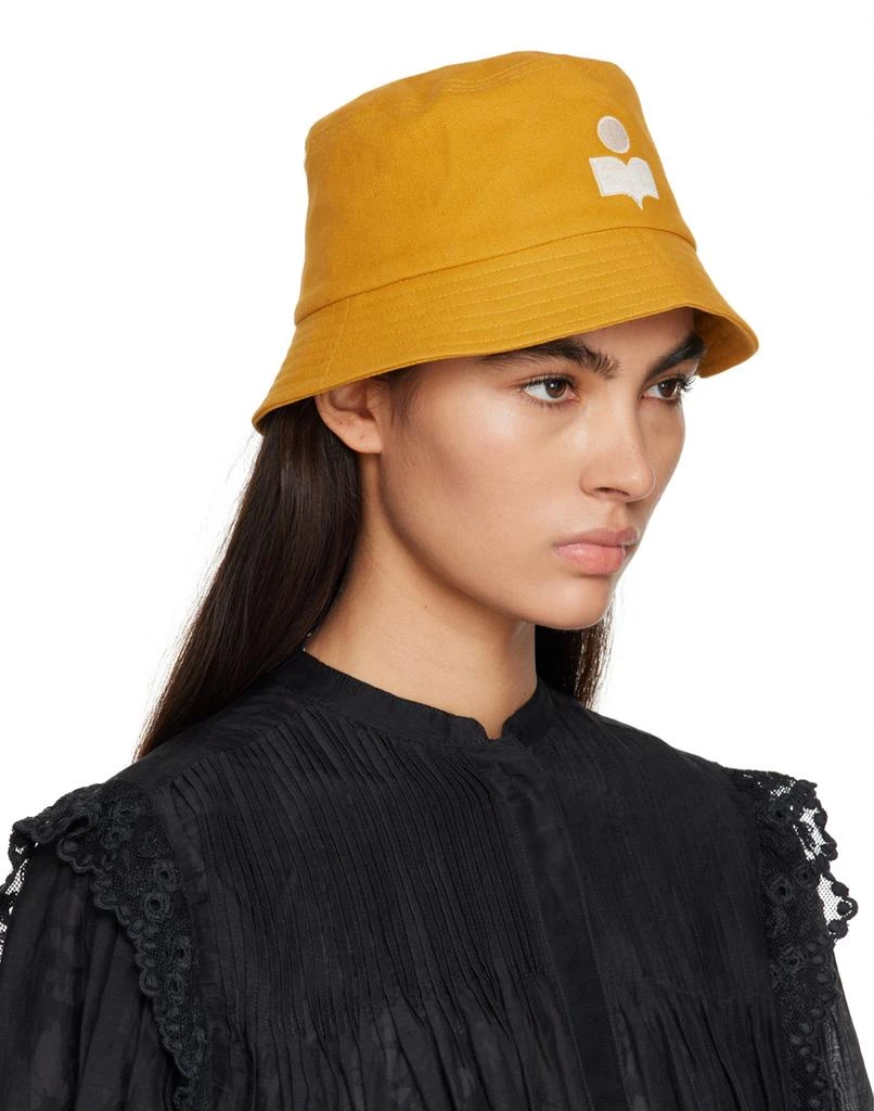 Isabel Marant Yellow Haley Bucket Hat 2