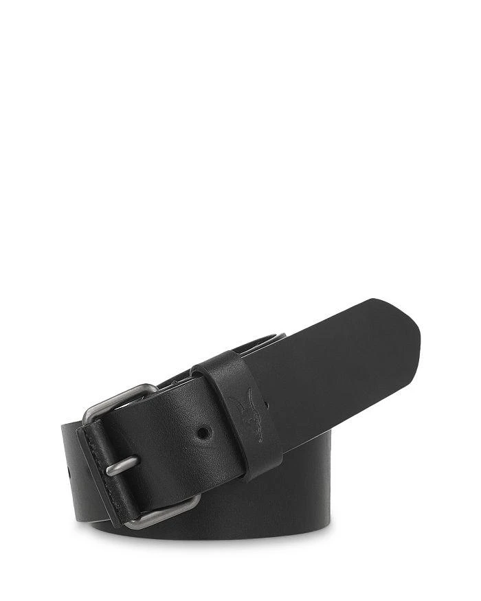 ALL SAINTS Men's Ramskull Leather Belt 1