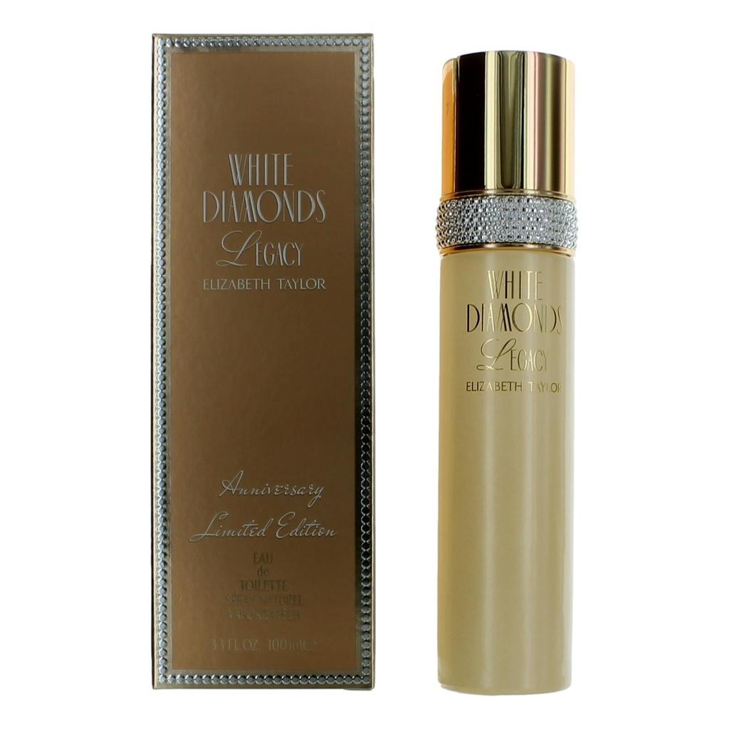 Elizabeth Taylor White Diamonds Legacy by , 3.3 oz Eau de Toilette Spray for Women