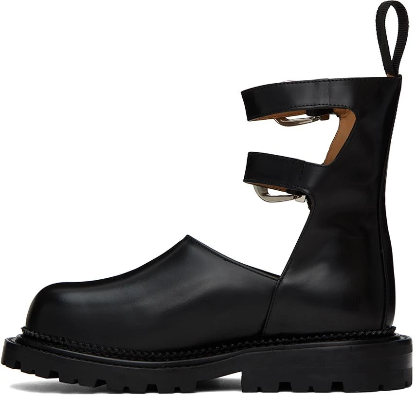 Toga Pulla Black Buckle Ankle Boots 3