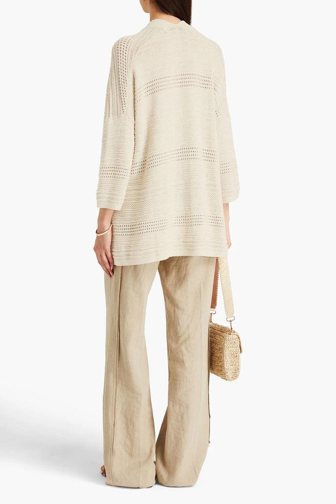 COTTON BY AUTUMN CASHMERE Pointelle-knit cotton cardigan 3