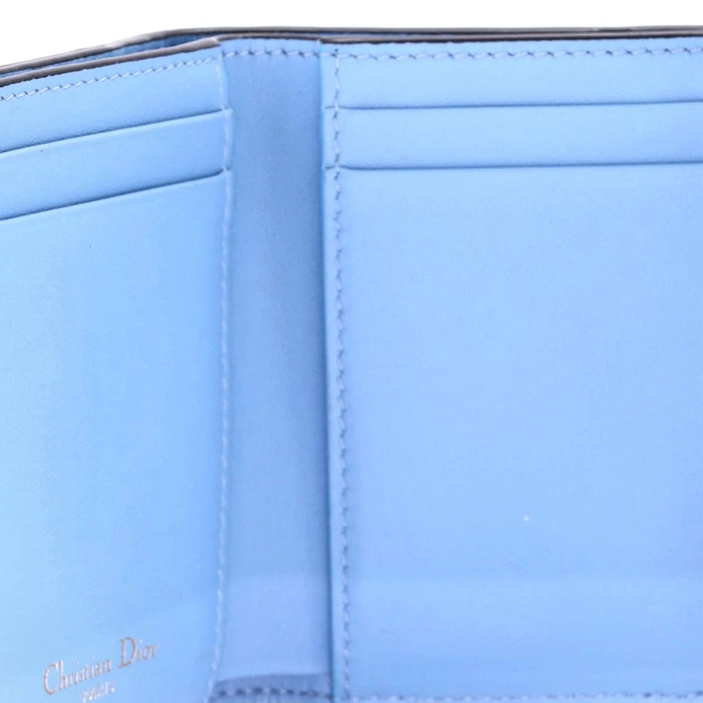 Dior Saddle Lotus Wallet Leather Mini 5