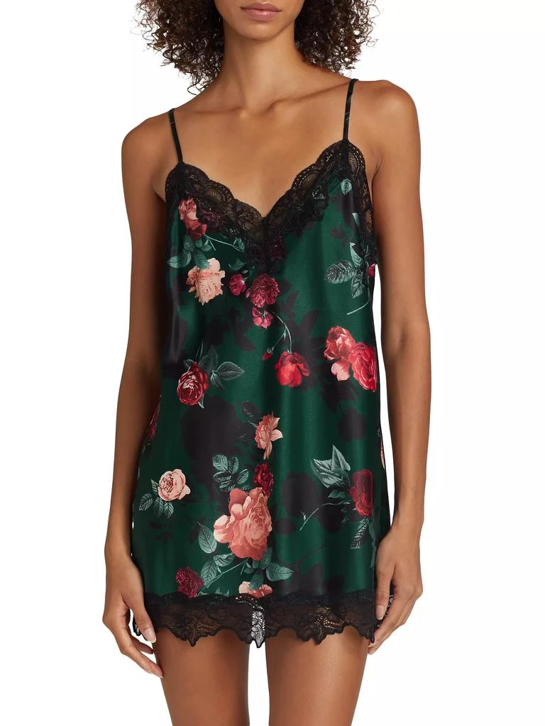 In Bloom Elora Floral Satin Chemise 3