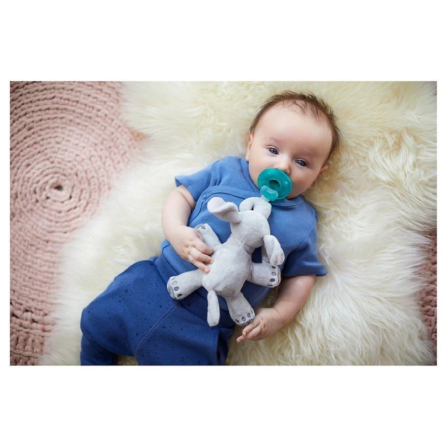 Philips Avent Soothie Snuggle Elephant Pacifier, 0m+ (SCF347/03) 6