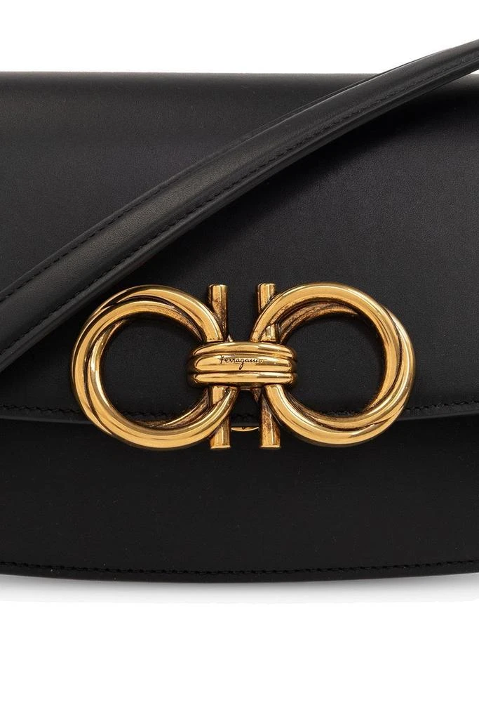 Salvatore Ferragamo Ferragamo Trapezio Logo Plaque Small Crossbody Bag 5