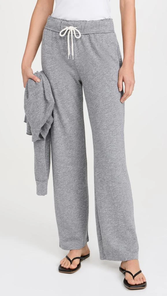 Monrow Vintage Fleece Wide Leg Pants 1