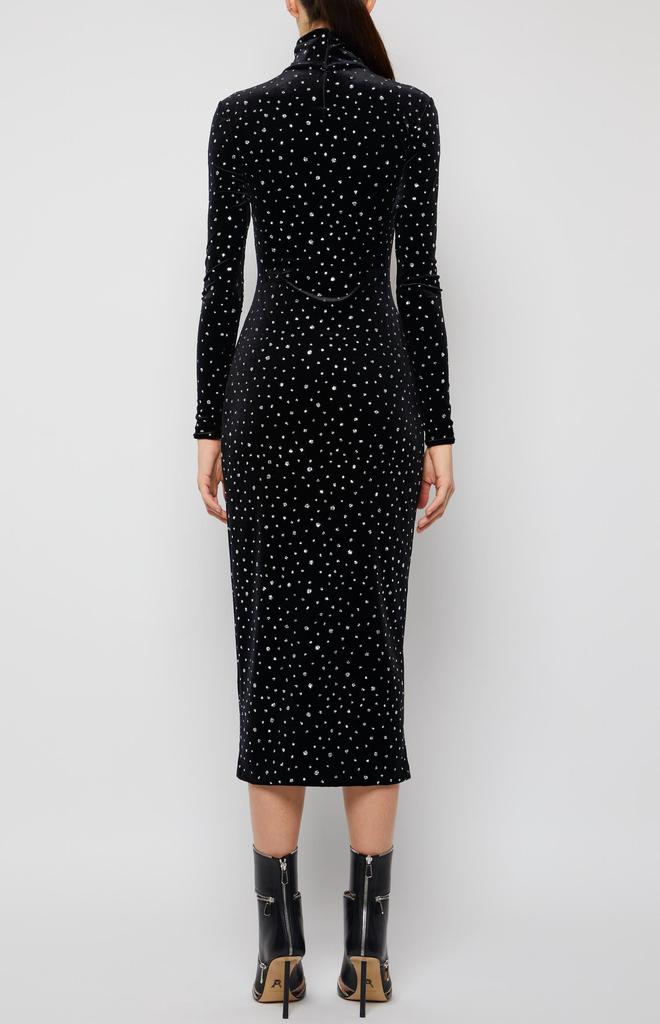 PRABAL GURUNG Prabal Gurung - Long Sleeve Crystal Turtleneck Dress