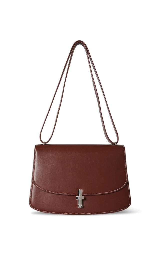 The Row The Row - Sofia 10 Leather Shoulder Bag - Brown - OS - Moda Operandi 1