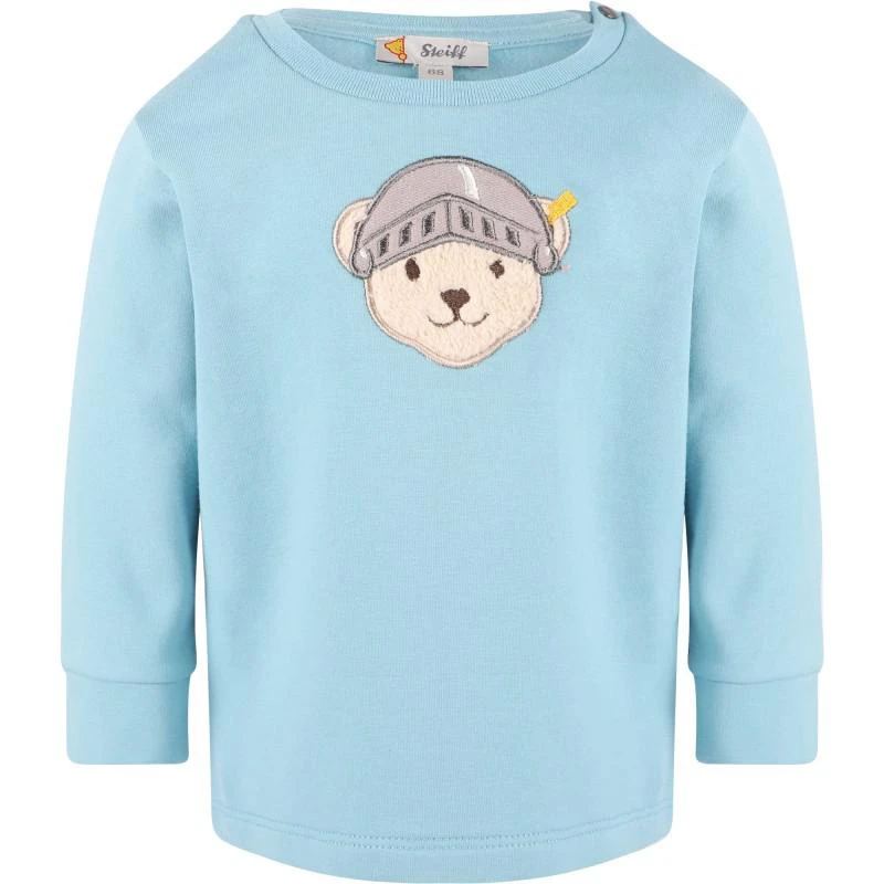 Steiff Logo bear in helmet sweatshirt in blue 1
