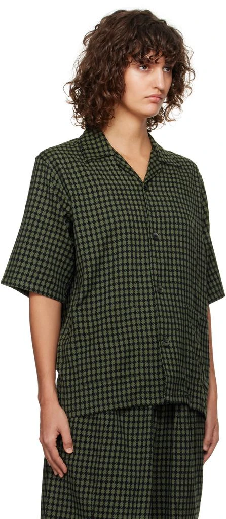 Needles Green & Black Cabana Shirt 2