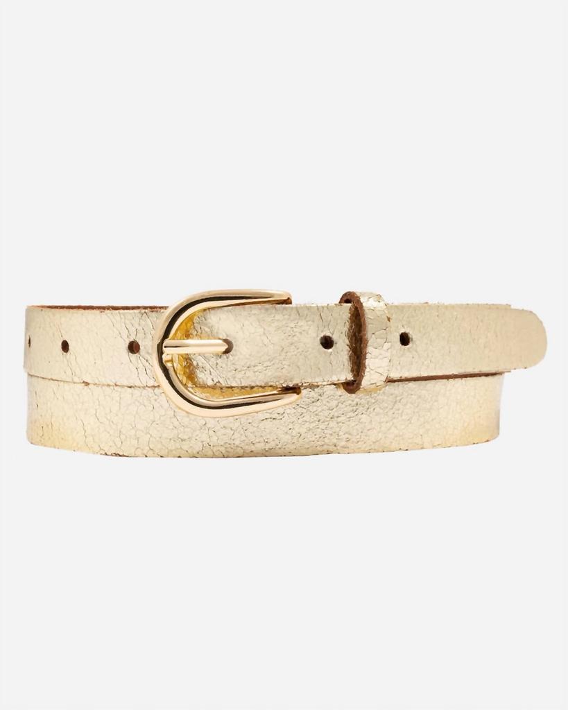Amsterdam Heritage Amsterdam Heritage - Eva Metallic Leather Belt