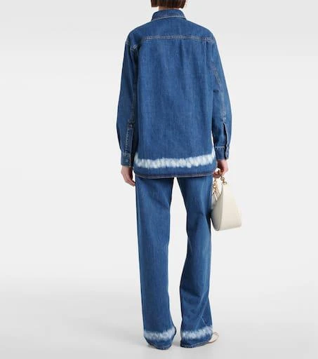 Valentino VGold distressed denim shirt 3