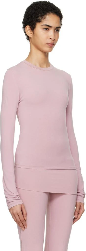 SKIMS Purple Cotton Jersey Long Sleeve T-shirt 2