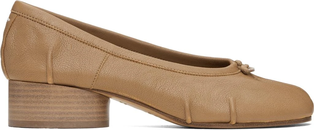 MAISON MARGIELA Tan Tabi New Ballerina Heels 1