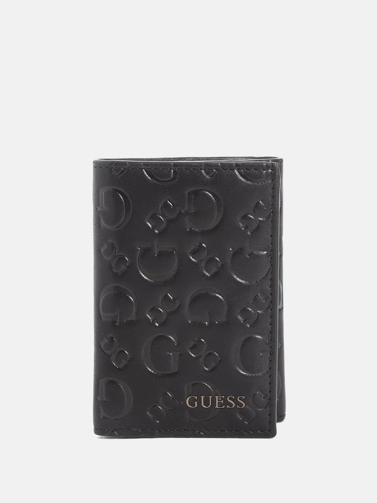 Guess Factory Debossed Logo Trifold Wallet