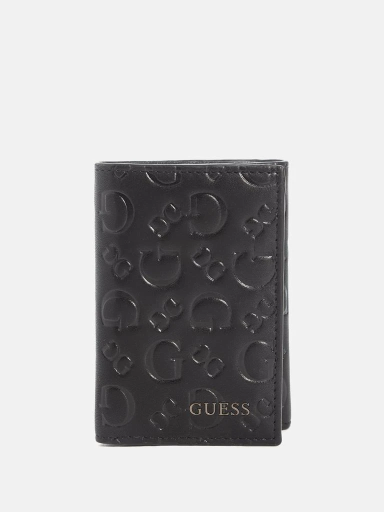 Guess Factory Debossed Logo Trifold Wallet 1