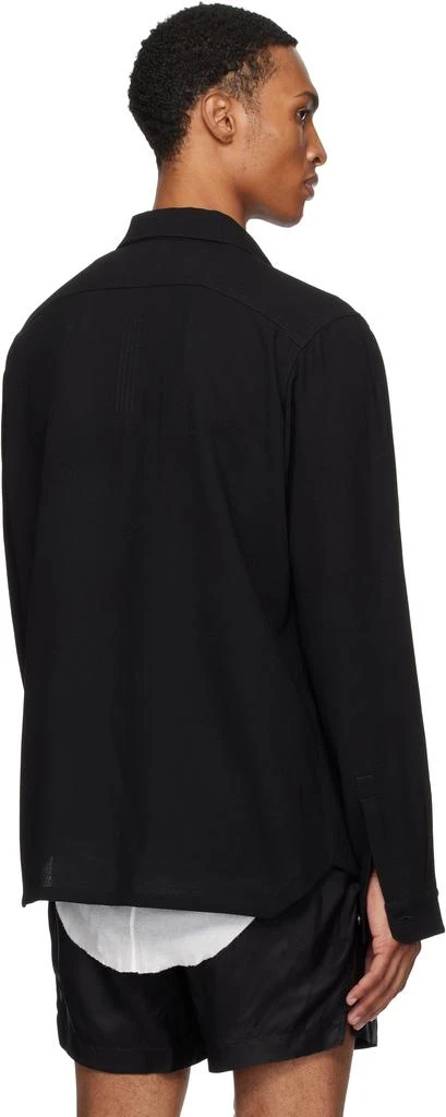 Rick Owens Black Concordians Work Shirt 3
