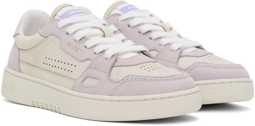 Axel Arigato Beige & Purple Dice Lo Sneakers 4