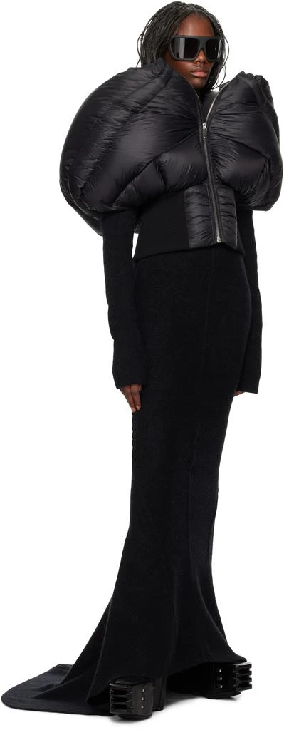 Rick Owens Black Porterville Grilled Wedge Beatle Chelsea Boots 5