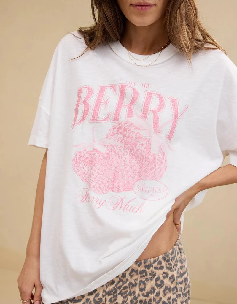 Aerie Aerie Oversized Crew Boyfriend T-Shirt 5