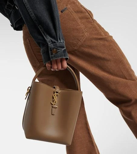 Yves Saint Laurent Le 37 Small leather bucket bag 7