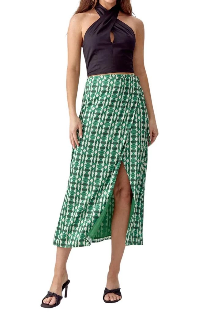 Greylin Greylin - MEREDITH WRAP MIDI SKIRT 1