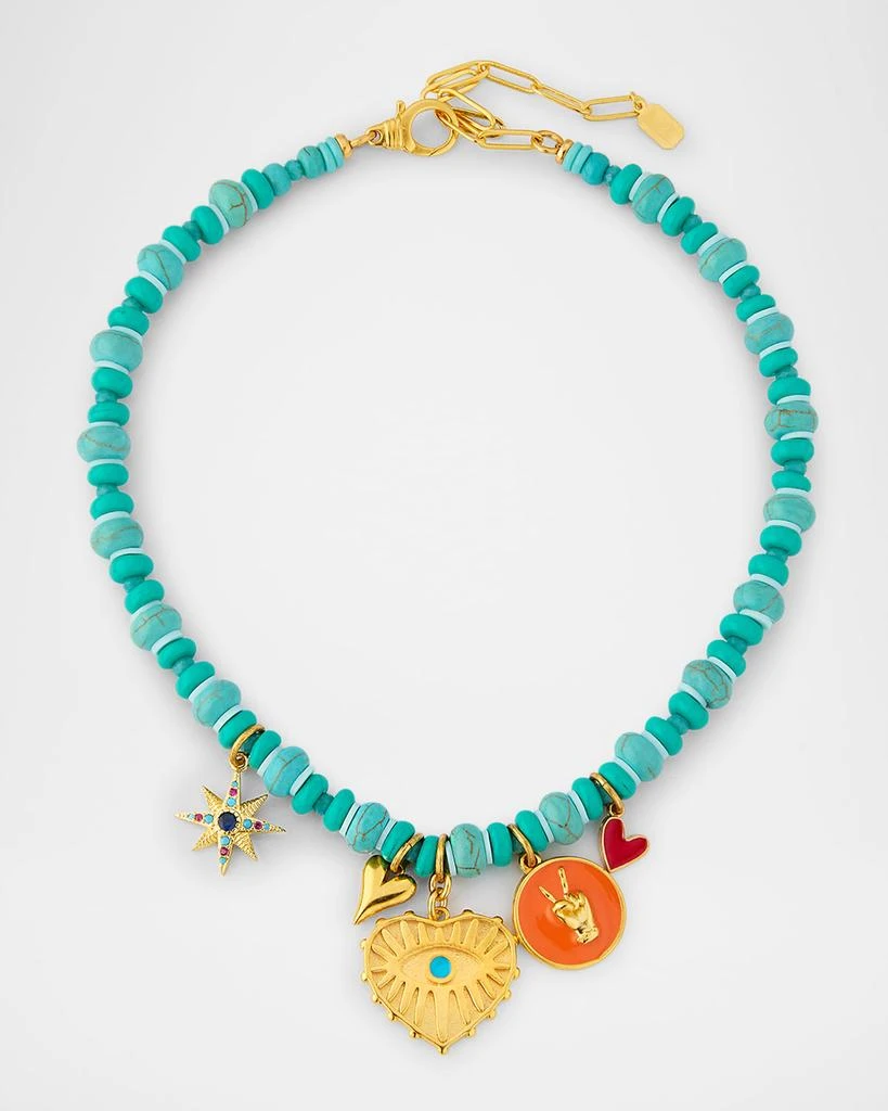 Elizabeth Cole Bellatrix Charm Necklace 1