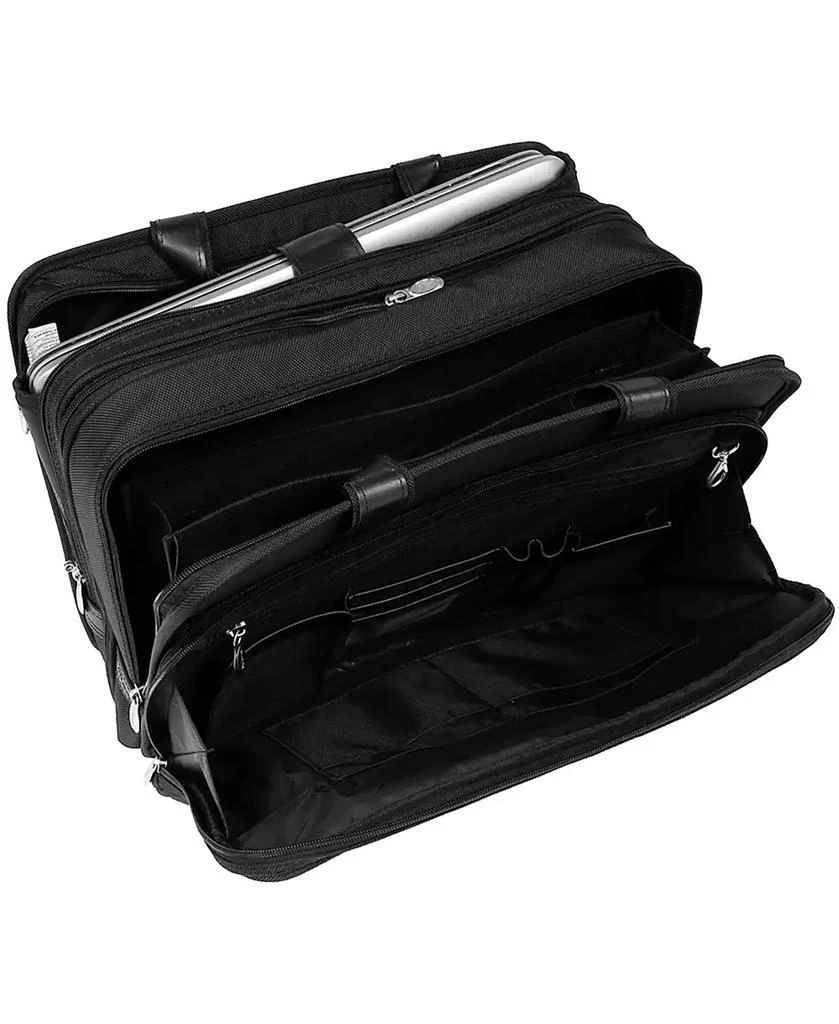 McKlein Walton, 17" Expandable Double Compartment Laptop Briefcase 9