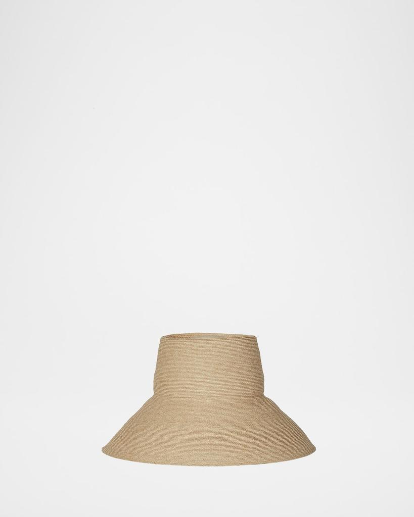 Janessa Leone Suni Straw Wide Brim Bucket Hat