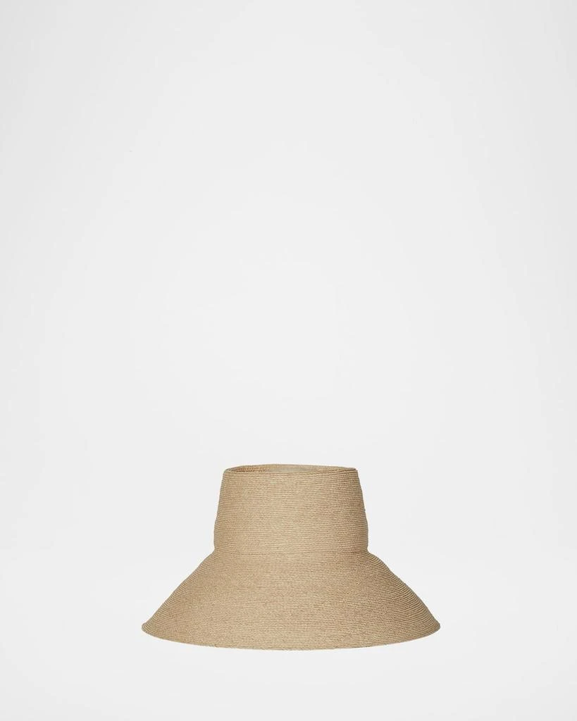 Janessa Leone Suni Straw Wide Brim Bucket Hat 1