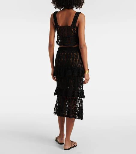 ANNA KOSTUROVA Cotillion crochet cotton crop top 3