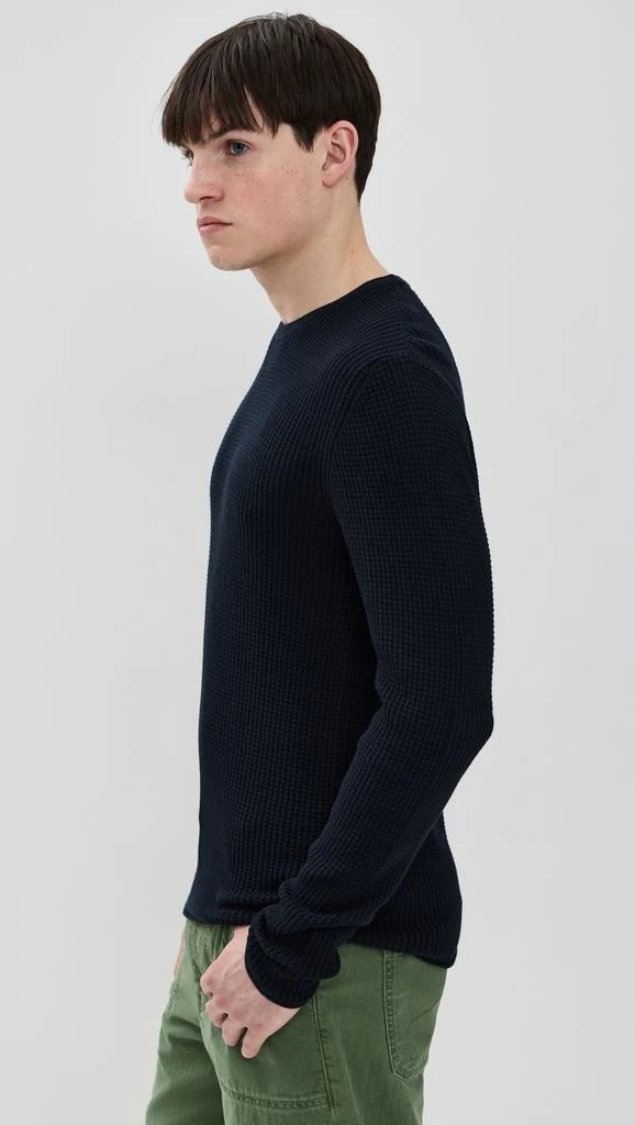 Billy Reid Mini Waffle Crew Sweater 3