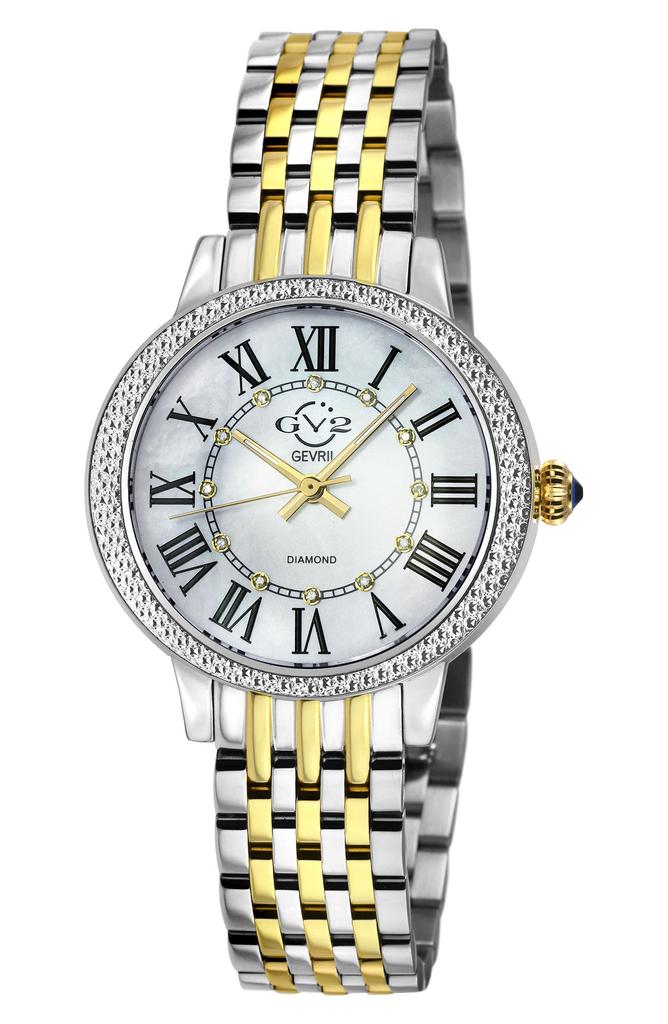 GV2 Astor III Diamond Swiss Bracelet Watch, 34mm - 0.06 ctw