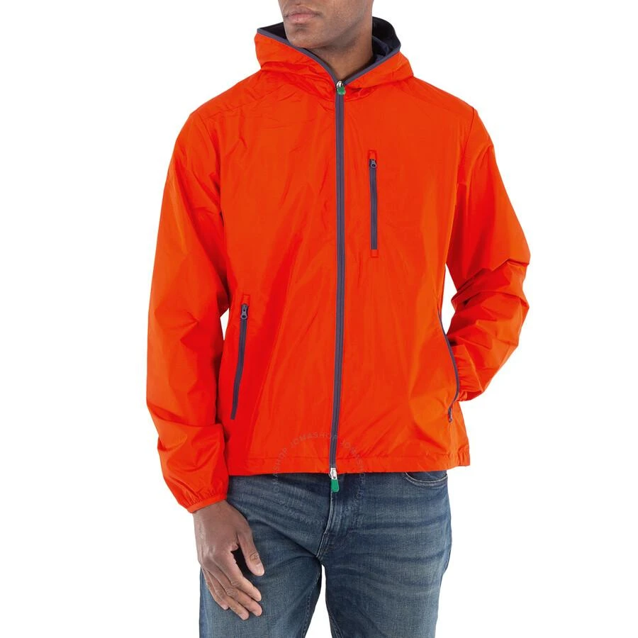 Save The Duck Traffic Red David Hooded Rain Jacket 3