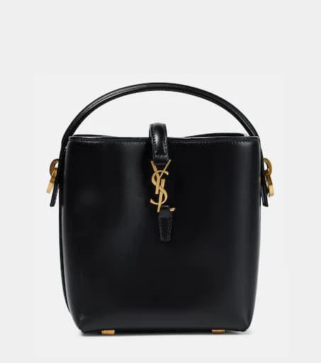 Yves Saint Laurent Le 37 Mini leather bucket bag 1