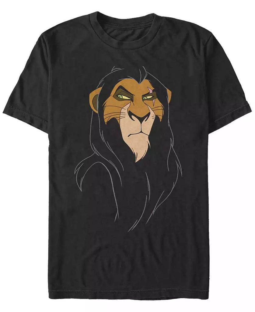 FIFTH SUN Men's Big Face Scar Short Sleeve Crew T-shirt