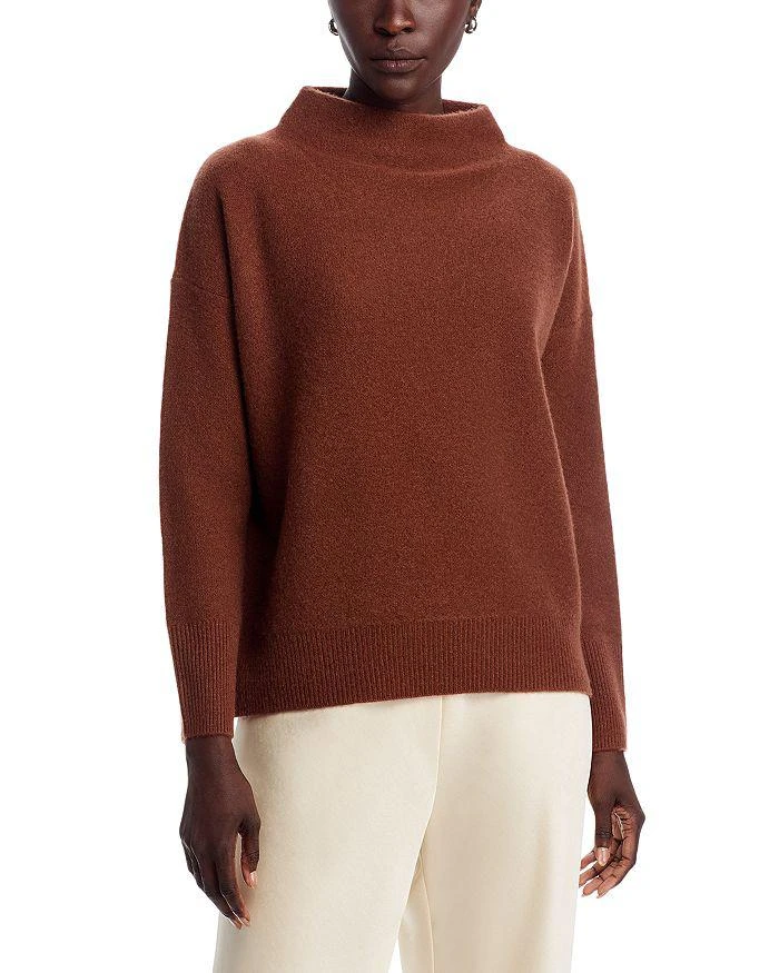 Vince Boiled Cashmere Funnel Neck Sweater