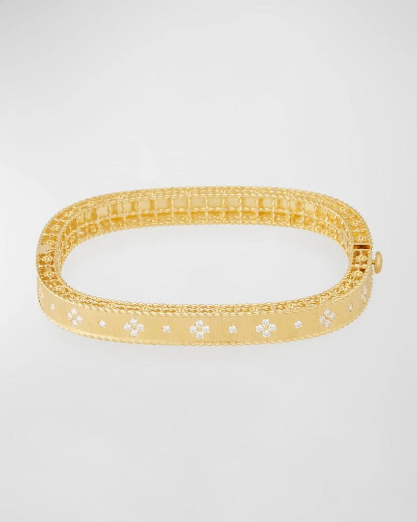 Roberto Coin Princess 18K Narrow Diamond Bangle 1