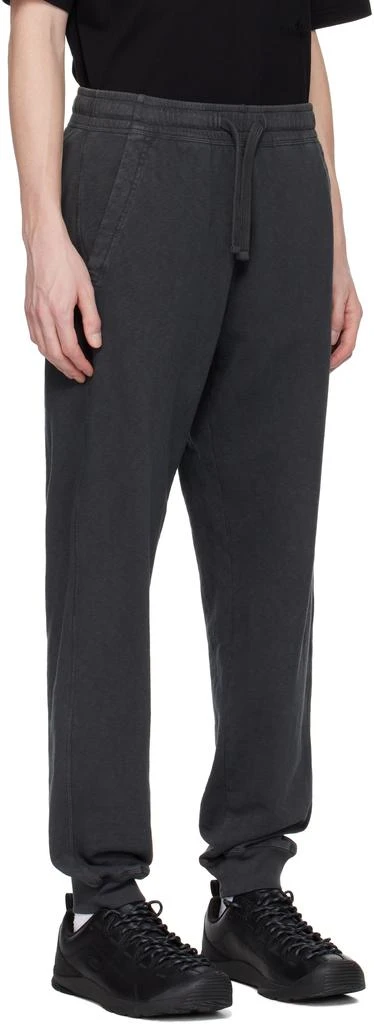 Stone Island Gray Malfilé Fleece Old Effect Sweatpants 2