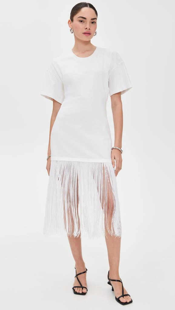 Pixie Market Fringe Cotton Tee Dress 6