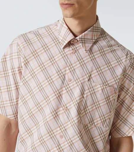 Burberry Burberry Check cotton bowling shirt 6